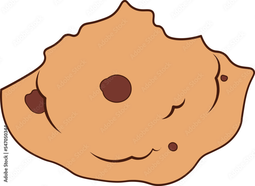 Cartoon cake delicious dessert, cake and chocolate slices, vector Cartoon cake delicious dessert, cake and chocolate slices, vector