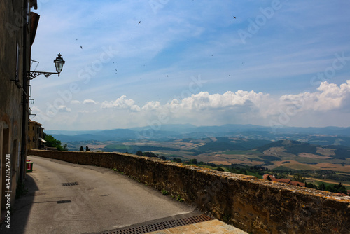 edge of an italian city in tuscany