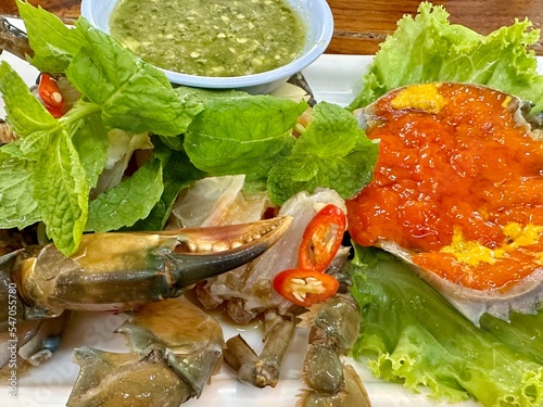 fish and vegetables
