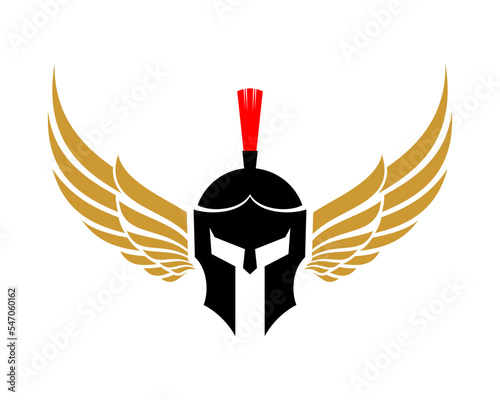 Wing with spartan in the middle