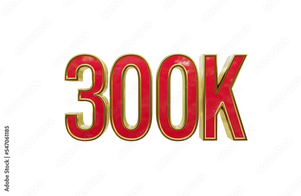 300k front side 3d transparent rendered icon 300k front side 3d transparent rendered icon