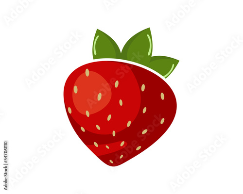 A mini red strawberry fruit