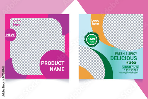 Social Media Post Template Design