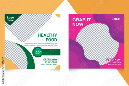 Social Media Post Template Design