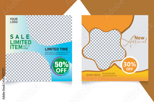 Social Media Post Template Design