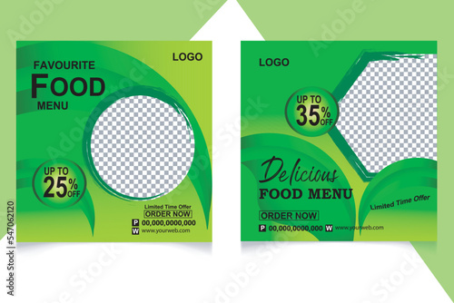 Social Media Post Template Design