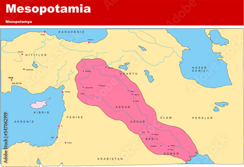 Turkey - the Ottoman dynasty and States. Mesopotamia