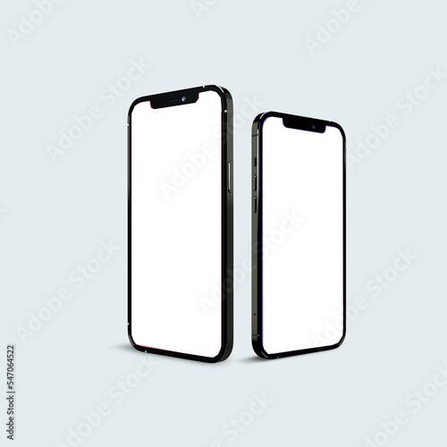 mobile phone application processing screenshot mockup