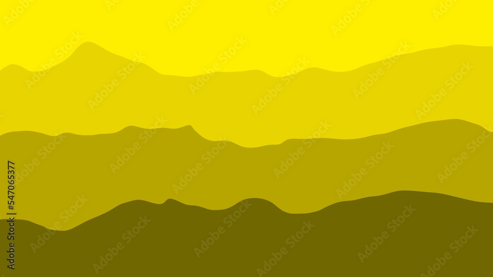 Yellow gradient abstract background 