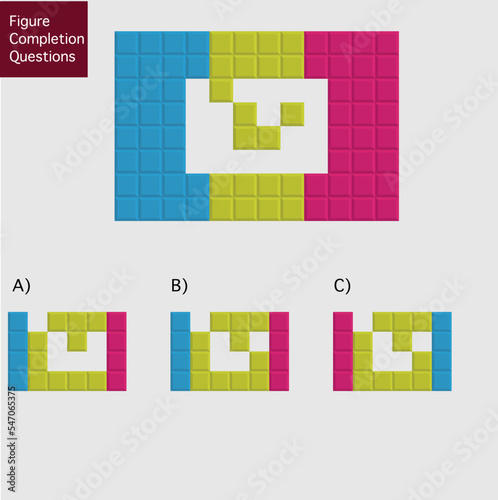 Mind game, Brain questions - IQ TEST, Visual intelligence questions, Find the missing part.