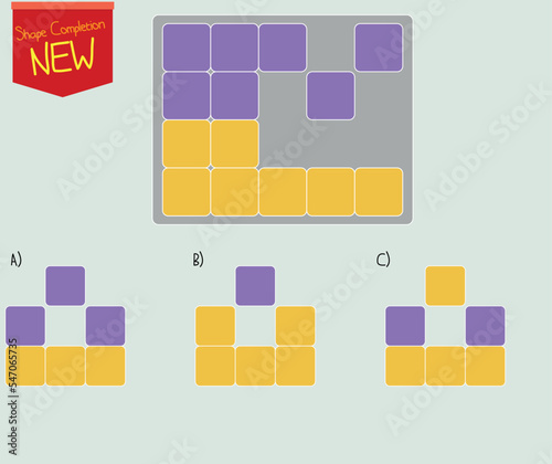 IQ Test Practical Questions. Find the missing.