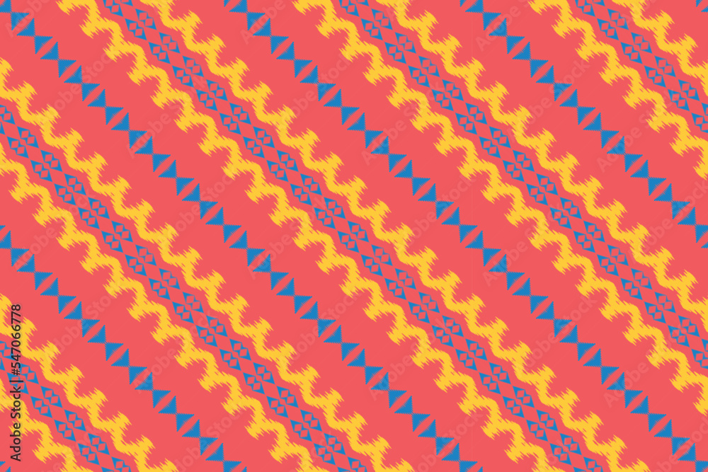 Ikat stripe tribal color Seamless Pattern. Ethnic Geometric Batik Ikkat Digital vector textile Design for Prints Fabric saree Mughal brush symbol Swaths texture Kurti Kurtis Kurtas Ikat stripe tribal color Seamless Pattern. Ethnic Geometric Batik Ikkat Digital vector textile Design for Prints Fabric saree Mughal brush symbol Swaths texture Kurti Kurtis Kurtas