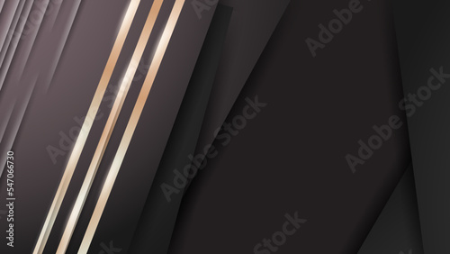 abstract black and gold with white the gradient is the surface with templates metal texture soft lines tech diagonal background black dark sleek clean modern