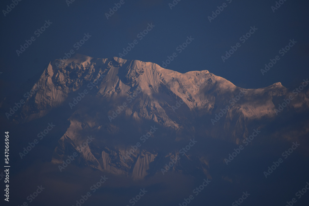 snow-covered Mount Annapurna