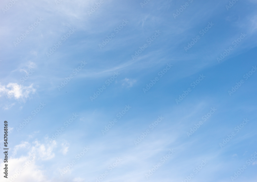 White clouds on the blue sky White clouds on the blue sky