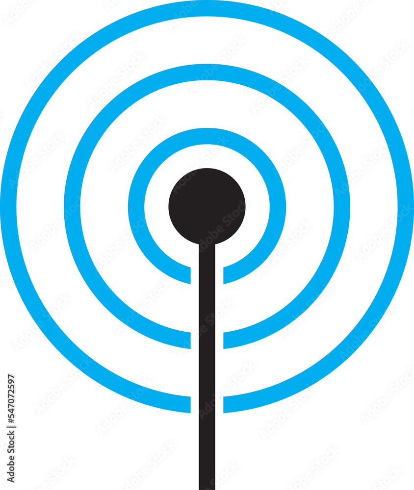 Antenna icon set Antenna icon set