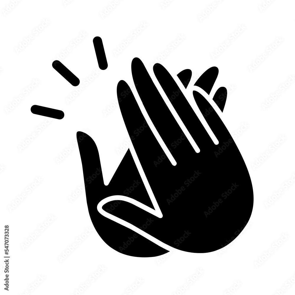 applause icon on white background. Great for logos showing appreciation ...