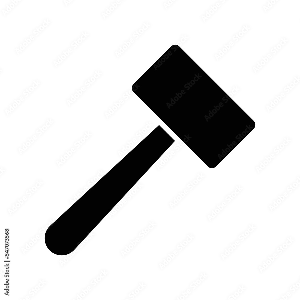 hammer icon vector design template in white background hammer icon vector design template in white background