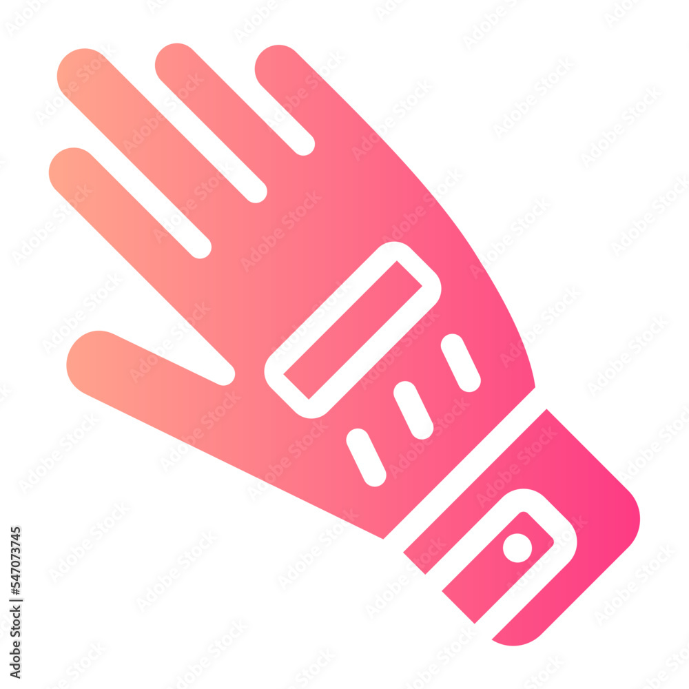 glove gradient icon glove gradient icon
