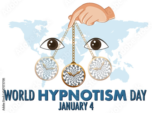 World hypnotism day January icon