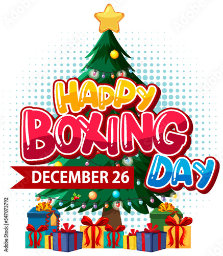 Boxing day banner design