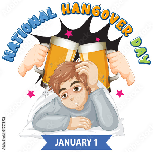 National hangover day January icon