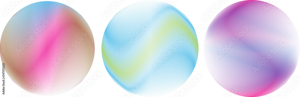 Set of spheres . Lines constructed transparent sphere .Vector .Technology sphere Logo . Design element for posters, social media, templates, flyers, brochures . Abstract trendy transparent circles . Set of spheres . Lines constructed transparent sphere .Vector .Technology sphere Logo . Design element for posters, social media, templates, flyers, brochures . Abstract trendy transparent circles .