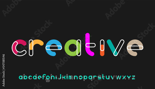 creative modern stylish calligraphy letter logo design