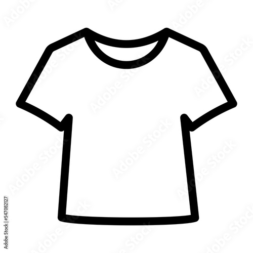 t shirt line icon
