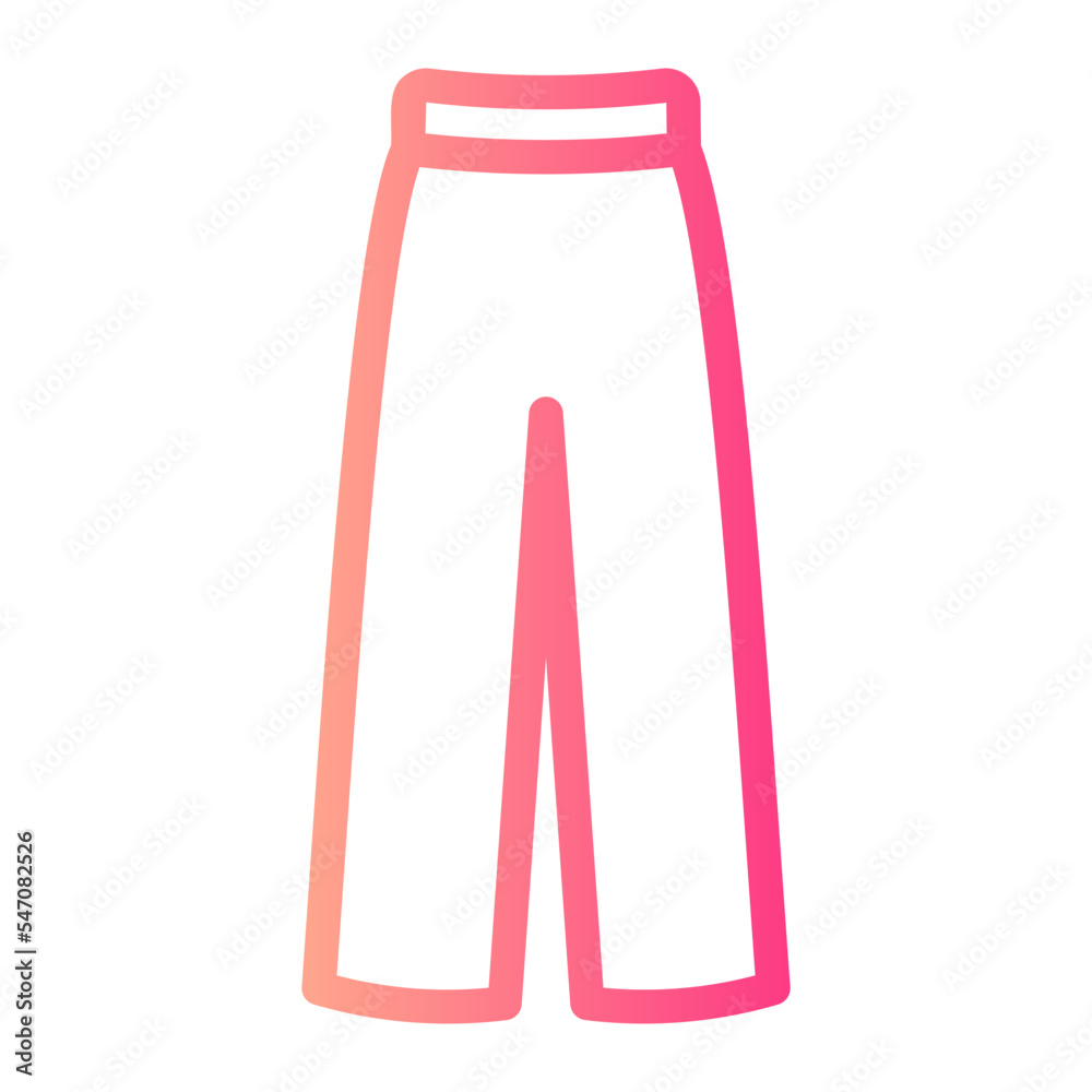 trousers gradient icon trousers gradient icon