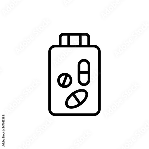 Medical pills and capsules icon set. Symbols of disease prevention and treatment with pharmaceutical care for health and normal living vector life