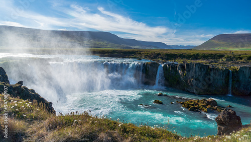 The waterfall