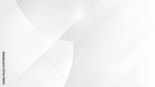 Abstract white panoramic background made of triangles - Vector