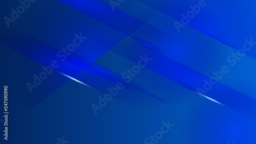 Abstract blue flyer background made of triangles - Vector