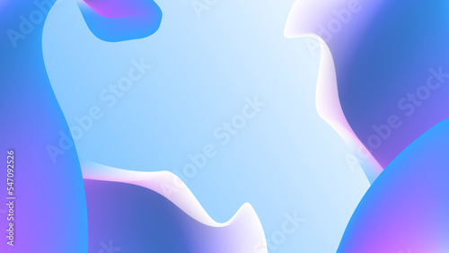 Trendy fluid gradient background for landing page background, colorful abstract liquid 3d shaped. Futuristic design backdrop for banner, poster, cover, flyer, presentation, advertising