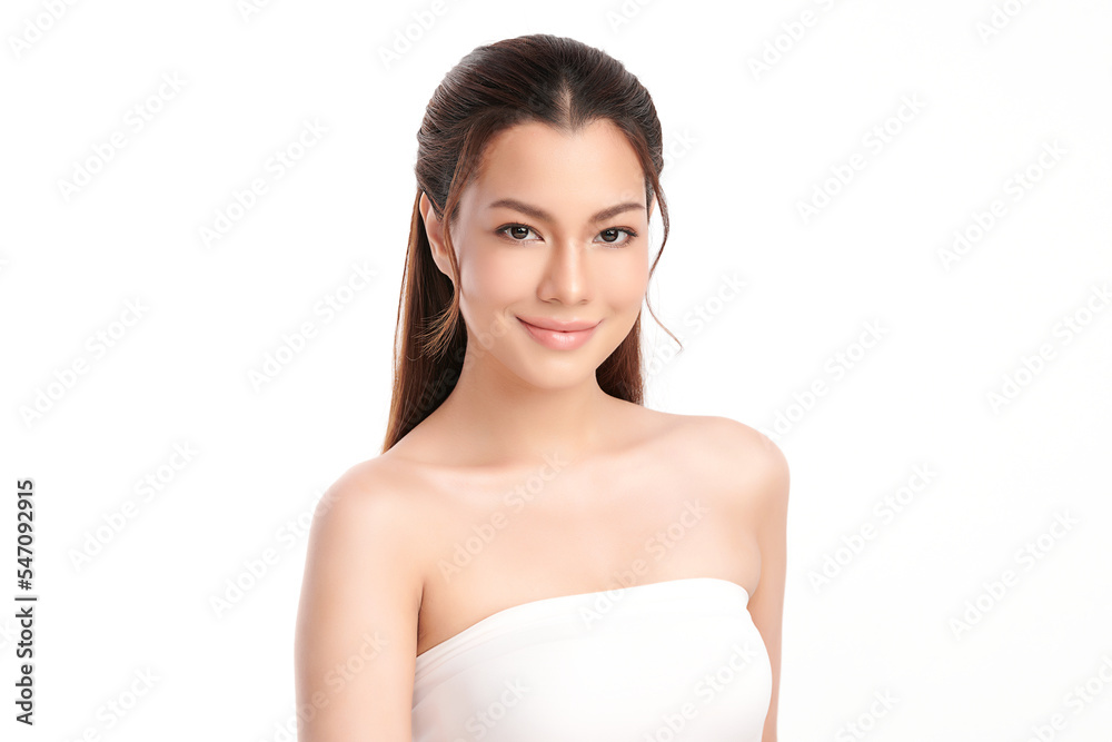 Beautiful young asian woman with clean fresh skin on white background, Face care, Facial treatment, Cosmetology, beauty and spa, Asian women portrait. Beautiful young asian woman with clean fresh skin on white background, Face care, Facial treatment, Cosmetology, beauty and spa, Asian women portrait.