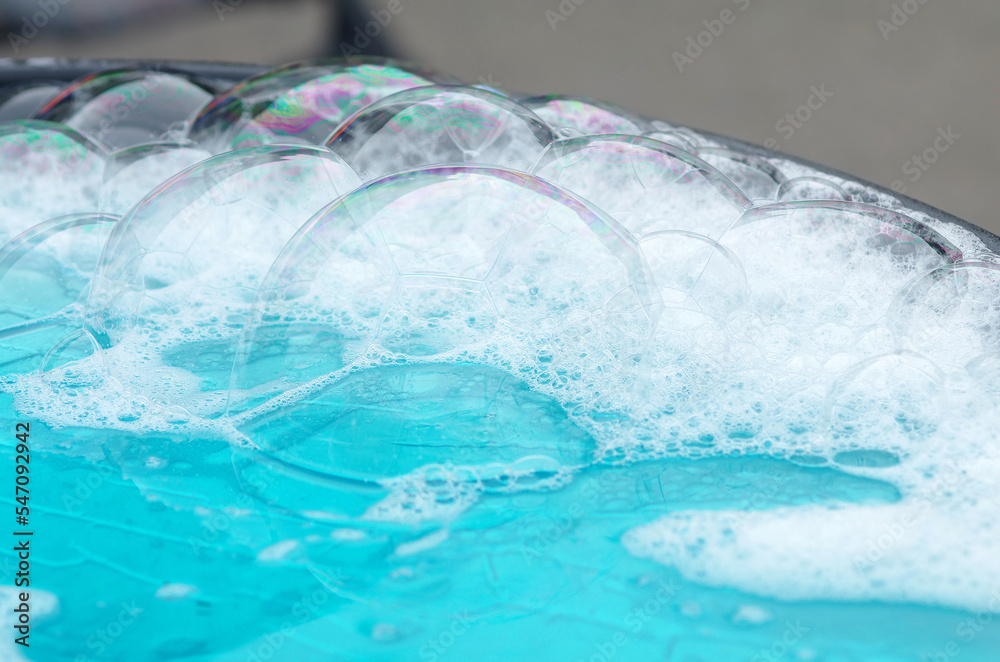 Soap bubble liquid container. Fun Soap bubble liquid container. Fun