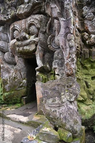 Bali  Indonesia - November 11  2022  The Goa Gajah Temple