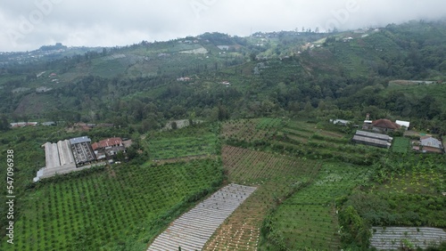 Bali, Indonesia - November 12, 2022: The Scenery of Munduk area at North Bali photo