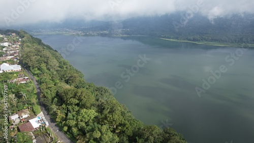 Bali, Indonesia - November 12, 2022: The Scenery of Munduk area at North Bali photo