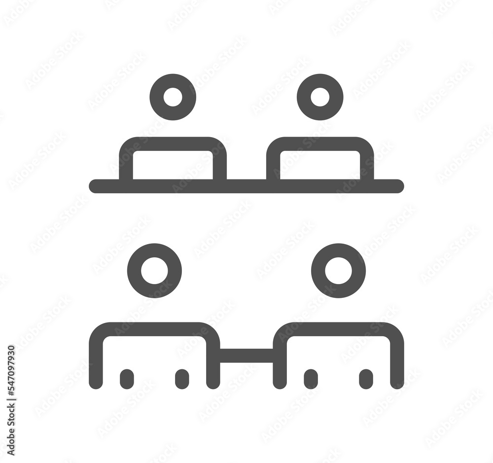 Business people icon outline and linear symbol.
Business people icon outline and linear symbol.