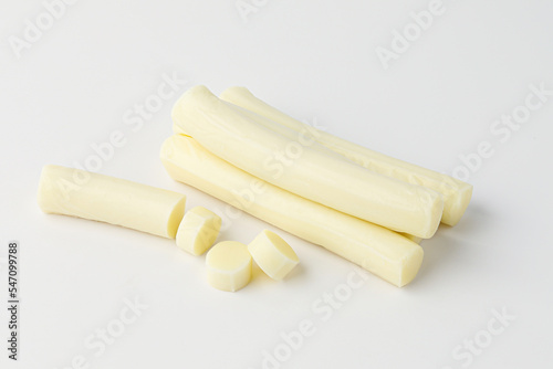 cheese, string cheese isolated on white background