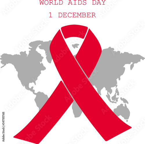 World First Aid Day. Vector illustration with world map on background