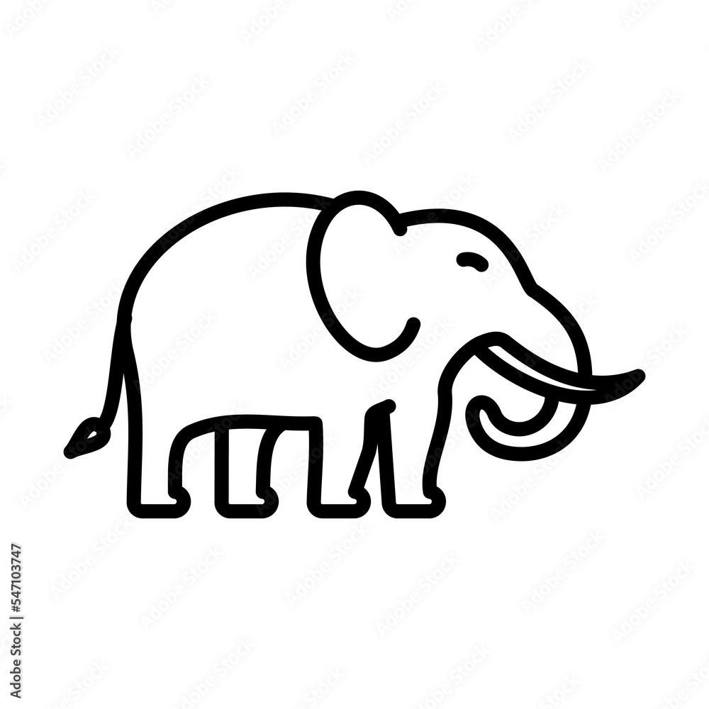 Elephant Icon Logo Design Vector Template Illustration Sign And Symbol Pixels Perfect Elephant Icon Logo Design Vector Template Illustration Sign And Symbol Pixels Perfect