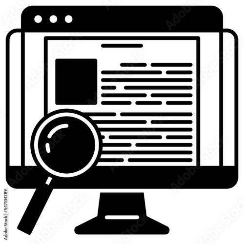 proofreading solid icon