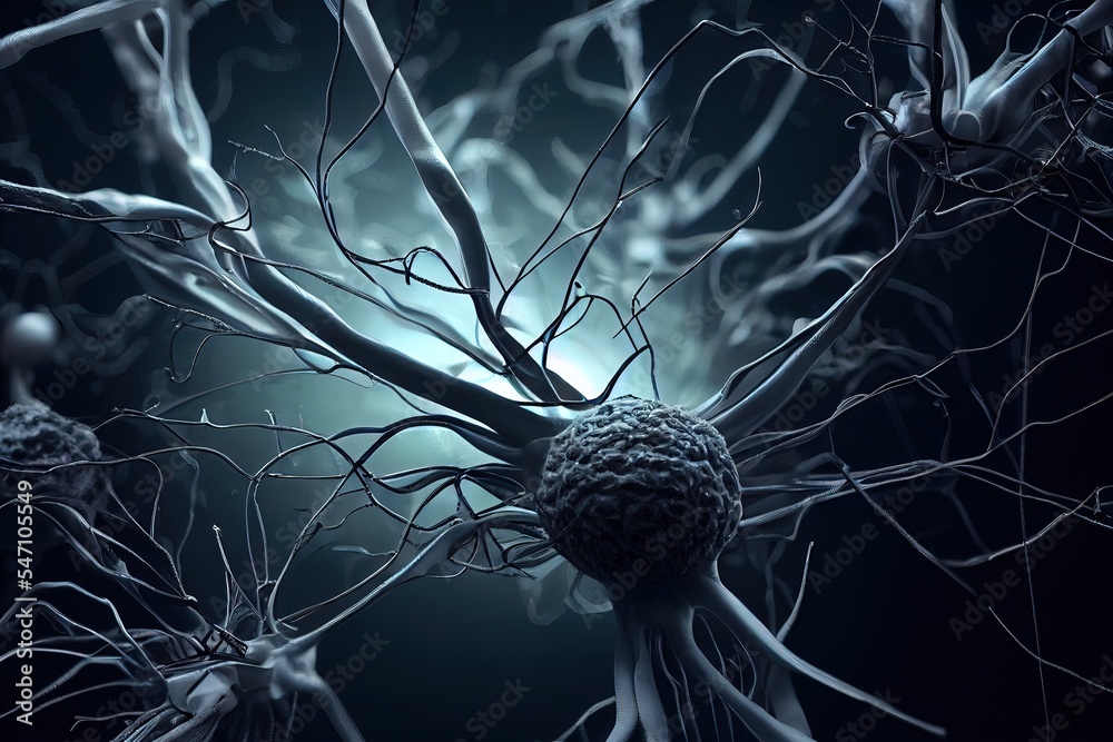 réseau de neurones et synapses science Stock Illustration | Adobe Stock