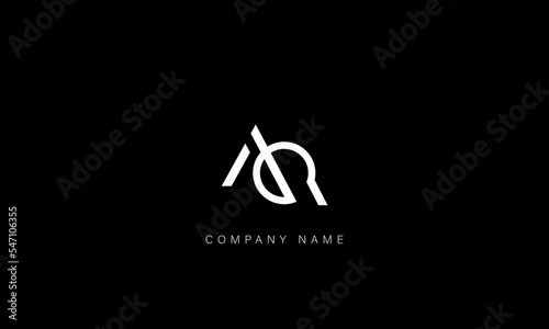 AQ, QA Abstract Letters Logo Monogram