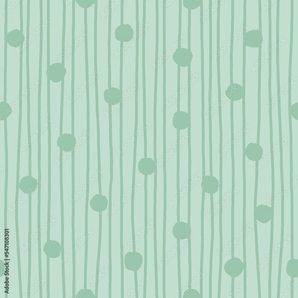 Teal rough dots and uneven stripes on turquoise background. Hand drawn abstract seamless pattern. For packaging design, scrapbooking, cards, gift wrap, digital backgrounds, textile and wallpaper Teal rough dots and uneven stripes on turquoise background. Hand drawn abstract seamless pattern. For packaging design, scrapbooking, cards, gift wrap, digital backgrounds, textile and wallpaper