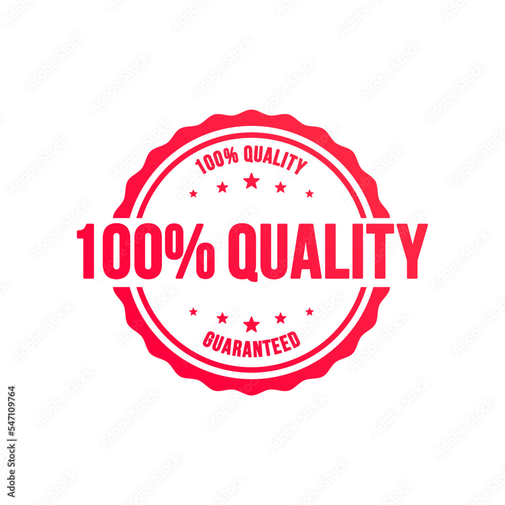 100% Quality Shopping Vector Label 