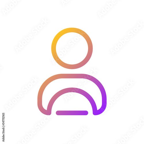Professional driver pixel perfect gradient linear ui icon. Taxi service for passengers. Comfortable ride. Line color user interface symbol. Modern style pictogram. Vector isolated outline illustration